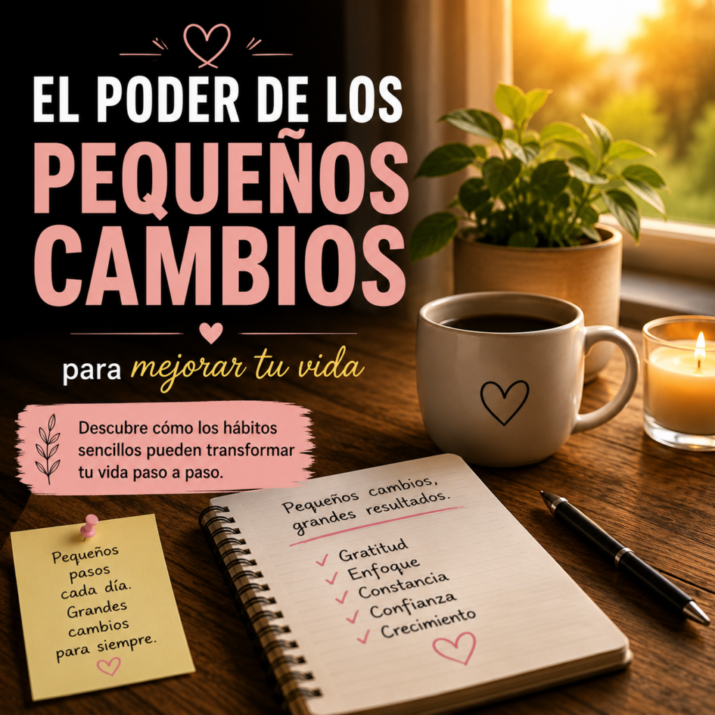 El poder de los pequeños cambios para mejorar tu vida con hábitos sencillos